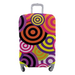Abstract-circles-background-retro Luggage Cover (small) by Semog4