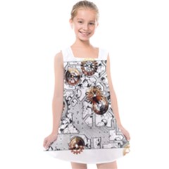 Gears Movement Machine Kids  Cross Back Dress by Semog4