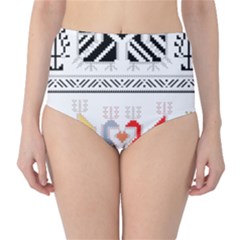 Bulgarian Folk Art Folk Art Classic High-waist Bikini Bottoms by Salman4z