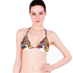 Amsterdam Graphic Design Poster Illustration Bikini Top by Salman4z