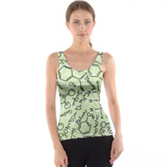 Multicolored Chemical Bond Illustration Chemistry Formula Science Tank Top by Salman4z