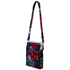 Multicolored Doodle Art Street Art Multi Function Travel Bag by Salman4z