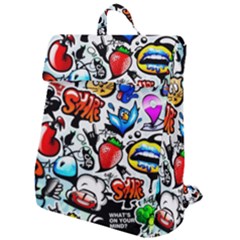 Graffiti Art Cartoon Comic Flap Top Backpack by Salman4z