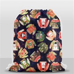 Ugly Christmas Drawstring Bag (small) by Salman4z