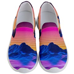 Sun Ultra Artistic 3d Illustration Sunset Men s Lightweight Slip Ons by Salman4z