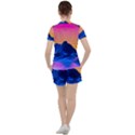 Sun Ultra Artistic 3d Illustration Sunset Women s Tee and Shorts Set View2
