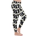 Black Cats And Dots Koteto Cat Pattern Kitty Classic Winter Leggings View3