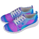 Colorful Blue Purple Wave Men s Lightweight Sports Shoes View2
