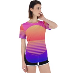 Sunset Summer Time Perpetual Short Sleeve T-shirt by Salman4z