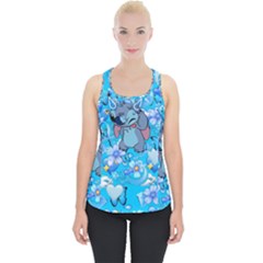 Blue Stitch Aesthetic Piece Up Tank Top by Salman4z