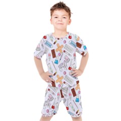 Medicine Kids  Tee And Shorts Set by SychEva