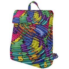 Waves Particles Vibration Atom Physics Technology Flap Top Backpack by Jancukart