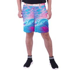 Tsunami Waves Ocean Sea Nautical Nature Water 6 Men s Pocket Shorts by Jancukart