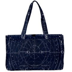 Vintage Astrology Poster Canvas Work Bag by ConteMonfrey