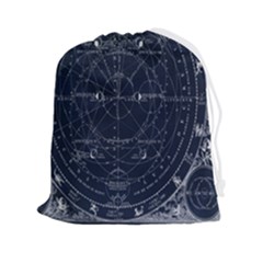 Vintage Astrology Poster Drawstring Pouch (2xl) by ConteMonfrey