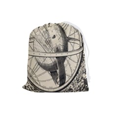 Vintage Planet Drawstring Pouch (large) by ConteMonfrey