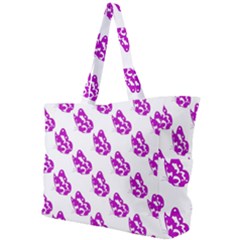 Purple Butterflies On Their Own Way  Simple Shoulder Bag by ConteMonfrey
