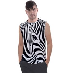 Animal Cute Pattern Art Zebra Men s Regular Tank Top by Amaryn4rt