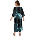 A Completely Seamless Background Design Circuitry Grecian Style  Maxi Dress View2