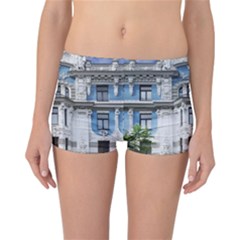 Squad Latvia Architecture Reversible Boyleg Bikini Bottoms by Celenk