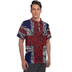 Union Jack Flag Uk Patriotic Men s Polo Tee by Celenk