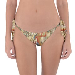 Egyptian Man Sun God Ra Amun Reversible Bikini Bottoms by Celenk
