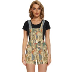 Egyptian Man Sun God Ra Amun Short Overalls by Celenk