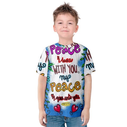 Christian Christianity Religion Kids  Cotton Tee by Celenk