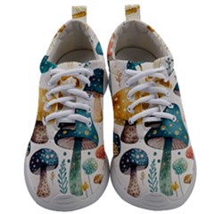 Mushroom Forest Fantasy Flower Nature Mens Athletic Shoes by Uceng