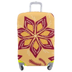 Flower Mandala Template Sketch Drawing Art Luggage Cover (medium) by Uceng