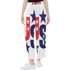 Usa Stars Fourth Of July Symbol America Usa Stars Women s Pants  by Wegoenart