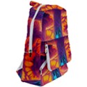 Sci-fi Fantasy Art Painting Colorful Pattern Travelers  Backpack View2