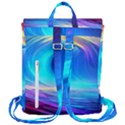 Art Fantasy Painting Colorful Pattern Design Flap Top Backpack View3