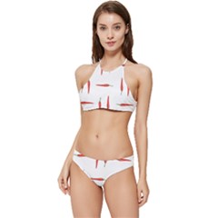 Pepper Banded Triangle Bikini Set by SychEva