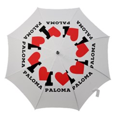 I Love Paloma Hook Handle Umbrellas (small) by ilovewhateva
