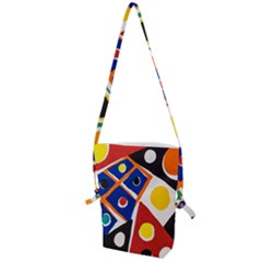 Pattern And Decoration Revisited At The East Side Galleries Folding Shoulder Bag by Salman4z