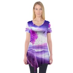 Fantasy World Short Sleeve Tunic  by Salman4z