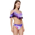 Fantasy World Ruffle Edge Tie Up Bikini Set	 View3