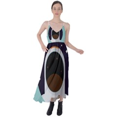 Astronaut Space Astronomy Universe Tie Back Maxi Dress by Salman4z