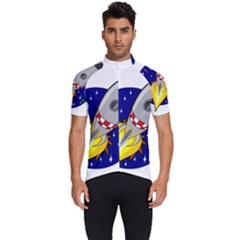 Rocket Ship Launch Vehicle Moon Men s Short Sleeve Cycling Jersey by Salman4z