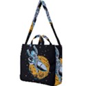 Astronaut Planet Space Science Square Shoulder Tote Bag View1