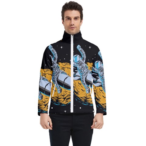 Astronaut Planet Space Science Men s Bomber Jacket by Salman4z
