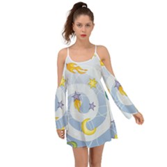 Science Fiction Outer Space Boho Dress by Salman4z