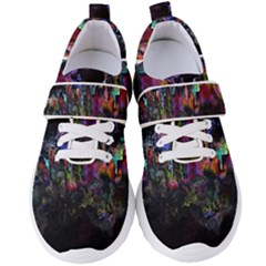 Grunge Paint Splatter Splash Ink Women s Velcro Strap Shoes by Salman4z