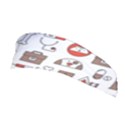 Vector Thin Line Art Vet Seamless Pattern Stretchable Headband View1