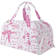 Cute-girly-seamless-pattern Burner Gym Duffel Bag by Salman4z