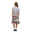 Cute-dog-seamless-pattern-background Kids  Ruffle Flared Wrap Midi Skirt View4