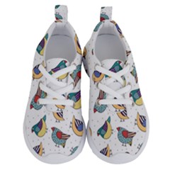 Seamless-pattern-with-hand-drawn-bird-black Running Shoes by Salman4z