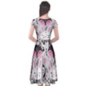 Big-set-with-cute-cartoon-animals-bear-panda-bunny-penguin-cat-fox Cap Sleeve Wrap Front Dress View2