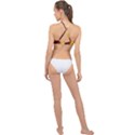 Colorful Capsicum High Neck Bikini Top View2